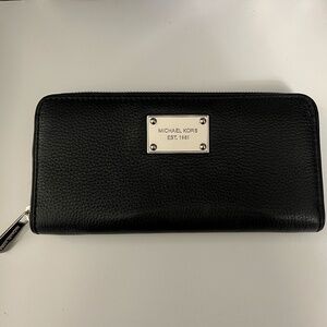 Michael Kors Black Leather Wallet